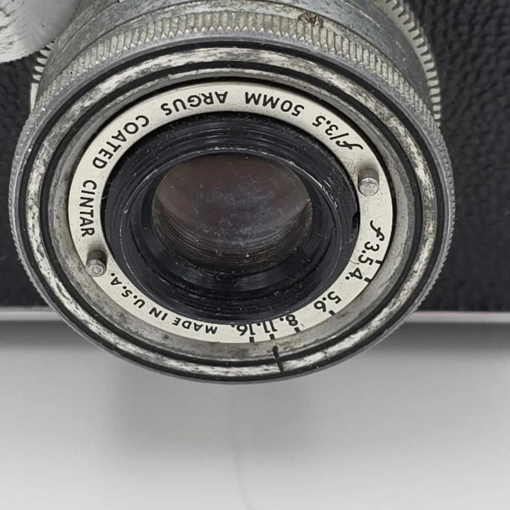 Vintage Argus Cintar 35mm Film with 50mm f3.5 Lens 1930s Camera Lot Of 3